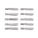 thumbnail image 5 of 10 piezas de hebilla de posicionamiento de varilla de tracción de pinza de metal, resistente, pieza de repuesto de varilla de tracción M3, 5 of 9