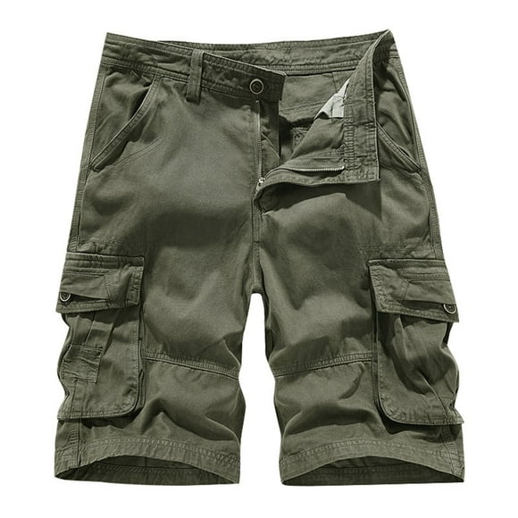 PMUYBHF 100 Percent Linen Pants Men Men's Washed Cargo Shorts Men's Summer Japanese Cargo Casual Pants Men's Stretch Dyed Six Point Pocket Cargo Pants Baseball Pants Mens Men Gym Pants Baggy