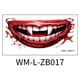 thumbnail image 1 of Xihbxyly Pegatinas de Boca de Payaso de Halloween, Maquillaje de Broma Realista, Tatuajes Temporales Extraíbles, Fácil Aplicación, Artículos para Cosplay y Fiestas, Diseño Duradero, Tamaño 13 X 7 Cm, 1 of 3