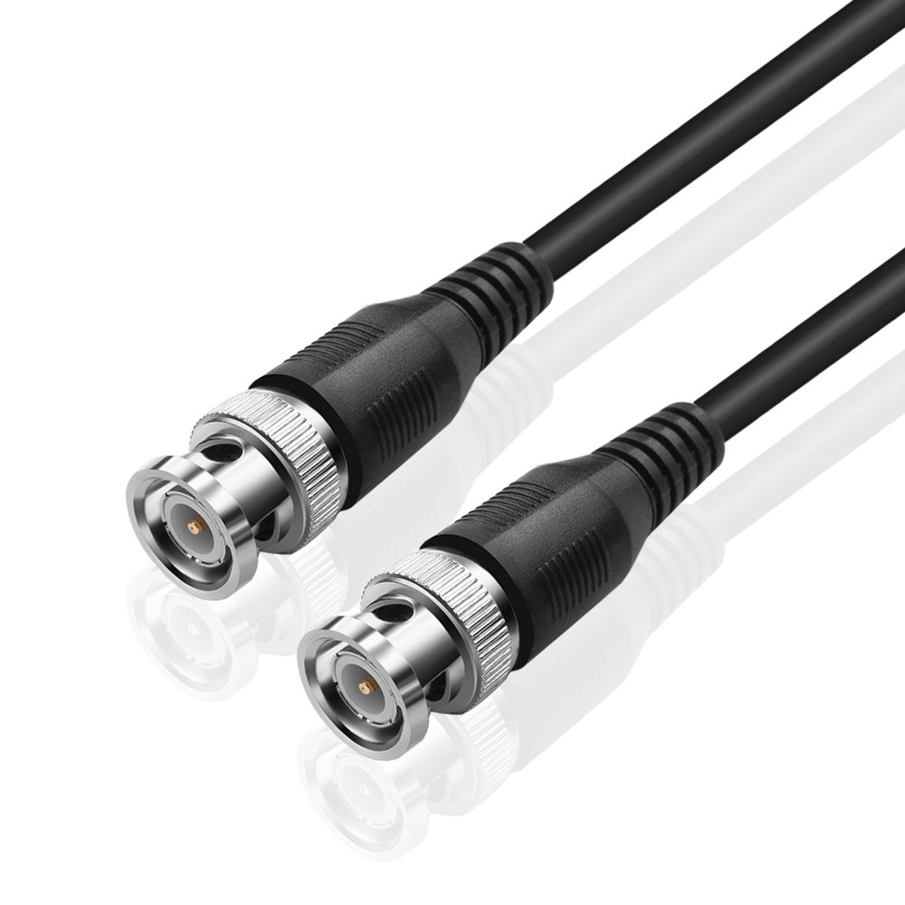BNC Cable (20 Feet) BNC Male To Male Extension Connector Adapter RF