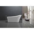 thumbnail image 3 of Anzzi FT-AZ092 31.5 x 31 x 67 in. 5.58 ft. Maple Series Freestanding Bathtub, Glossy White, 3 of 5