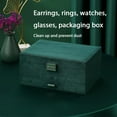 thumbnail image 2 of sweethay Caja de almacenamiento de joyas para mujer, contenedores para el hogar, collar, , contenedor de organización, soporte organizador de Ropa, zapatos y accesorios Miscelánea Una sola capa, 2 of 6
