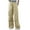 Khaki, variant on Odeerbi 5-15 Years Teen Girls Cargo Pants Athletic Sports Wide Leg Pants Loose Casual Work Pants with Pocket