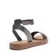 thumbnail image 3 of Sandalia DREAM PAIRS ELENA-5 Plomo Plano con Correa al Tobillo 2 cm, 3 of 6