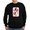 Black, variant on CafePress - Happy Christmas Krampus Sweatshirt - Classic Crew Neck Sweatshirt