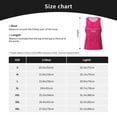 thumbnail image 4 of KLL Rose Red Glitter Print Men's Muscle Gym Workout Stringer Tank Tops Bodybuilding Fitness T-Shirts Tank Tops Men-4X-Large, 4 of 7