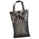 thumbnail image 4 of Bolsa de pañuelos para coche colgante de aspecto encantador bolsa de pañuelos impermeable para todo tipo de vehículos Bowknot negro, 4 of 5