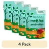 (4 pack) Beech-Nut Probiotic Melties Apple Carrot Mango Yogurt Melts Baby & Toddler Snack, 1oz Bag