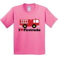 thumbnail image 3 of Inktastic I Heart Firetrucks Youth T-Shirt, 3 of 5