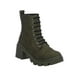 thumbnail image 1 of Botín Urbano Mujer Cómodo Suave Moda Juvenil Casual Ajuste Agujeta Textil Verde Militar 088D4E cafe 23 Incógnita 088D4E, 1 of 7