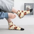 thumbnail image 2 of Pofeuu Fall Turkey Print 30cm Socks, Adult Running Hiking Socks for Youth and Adult, 2 of 7