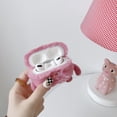 thumbnail image 5 of ZHaobin Plush Cartoon Earphone Cases for Airpods Pro 3 2 1 Case Cute Furry Animals for Airpods Pro 2 Protective Cover Girl (Pink,For Airpods Pro), 5 of 7