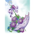 thumbnail image 1 of Cuadros Decorativos 5D DIY paraguas forma especial diamante pintura Rhinestone decoración del hogar Ehuebsd Nuevos Originales, 1 of 8