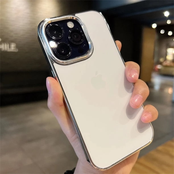 Para IPhone 14 12 13 Pro Max 14 Plus Esmerilado PC Funda Soft Edge Hard Case AG Cubierta Gao Jiahui unisex