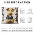 thumbnail image 5 of YINGXI Traits and Characteristics Throw Pillow Case, Dog Lover Gifts, Mom Gifts, Women Girls Gifts,Funny Puppy Dog Decorative Linen Cushion Cover for Sofa Couch Bed 20x20in, 5 of 5