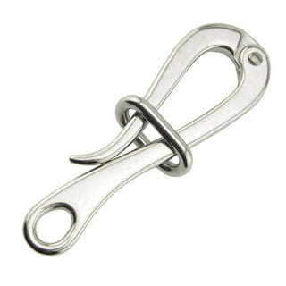 Two Big Stainless Steel Pelican Hooks for 3/16 Wire 