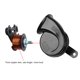 thumbnail image 4 of 2 piezas de cuerno de coche negro Universal 12v fuerte de doble tono caracol cuerno eléctr Abanopi Eslabón de caracol de dos tonos, 4 of 7