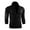 #176-Black, variant on Ceisia Men Solid Color Sweatproof Breathable Long Gift Sleeve Casual Training Running Athletic Jacket Tops