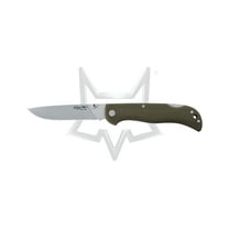 Fox Knives 500 Lockback 500G 440C Stainless Steel & OD Green G10 Pocket Knife
