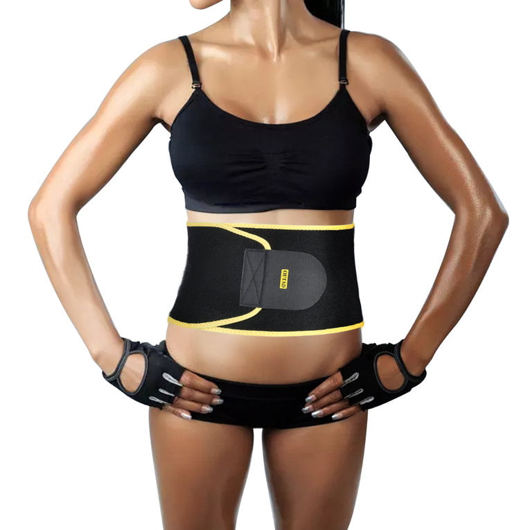 Yosoo Hot Slimming Belt Waist Trimmer Ab Belt Sweat Enhancing Neoprene Thermal Girdle Weight Loss Slimming Corset Sauna Belt for Men & Women S 
