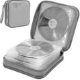 thumbnail image 1 of 40 Capacity Cd Case, Hard Plastic Dvd Case Portable Zipper Cd Case, 1 of 5
