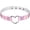 Pink, variant on PU Leather Chokers, Heart Chokers Collar Necklace Gothic Punk Grunge Emo Jewelry Accessories Pink -