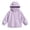 Light Violet, variant on Girls Rain Jacket with Bow Kids Lightweight Hooded Windbreaker Rain Coats Outdoor Zip up Waterproof Raincoat (Light Blue, 9-10 Years)