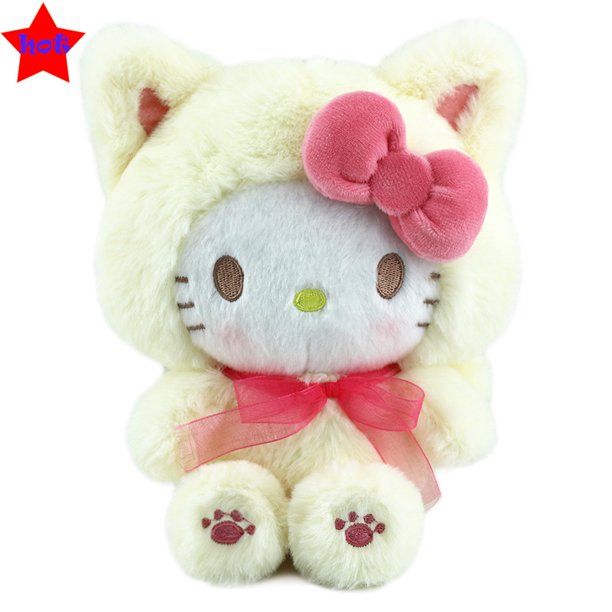 Mini juguete de peluche bonito, gatito de dibujos animados personalizado, pompón Purin Cinnamoroll, recuerdo de fiesta, figura rellena, muñeca, regalo de decoración del hogar