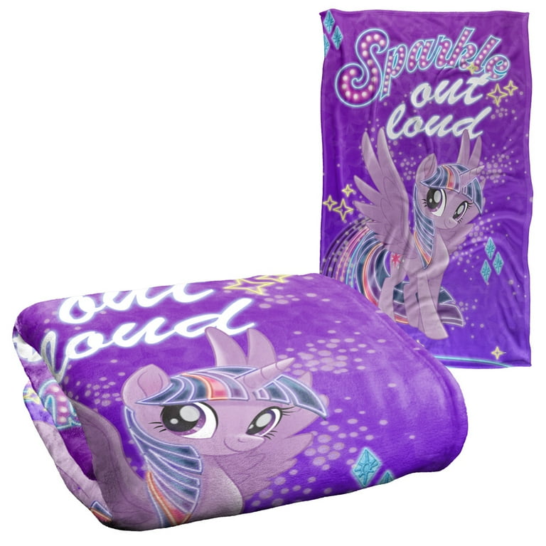 My Little Pony Blanket Sparkle Silky Touch Super Soft Throw Blanket 36 x 58