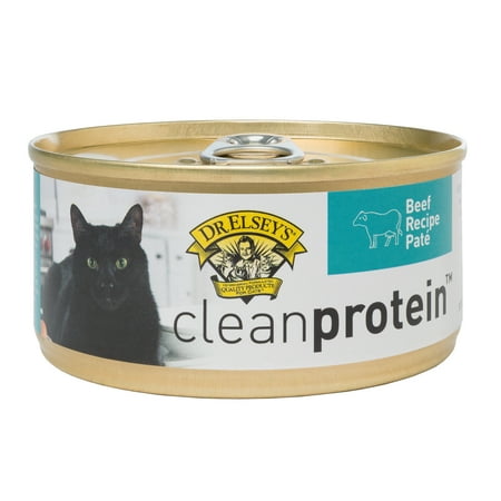 (24 Pack) Dr. Elsey's cleanprotein Beef Formula Grain Free Wet Cat Food, 5.5 oz.