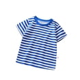 thumbnail image 2 of YHAJDS Unisex Short Sleeve T Shirts Striped Summer Top Casual Print Tee for Kids, 2 of 3