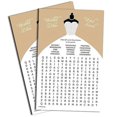thumbnail image 2 of All Ewired Up Wedding Word Find/Search Game - Bridal Shower - Champagne Silver Wedding Dress (50-Sheets), 2 of 4