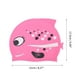 thumbnail image 4 of Gorro de natación de silicona con puntos de lunares rosa de Unique Bargains, 4 of 5