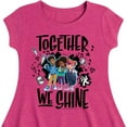 thumbnail image 3 of Karma's World - Winston, Karma, & Alex - Together We Shine - Toddler & Youth Girls Fit & Flare Dress, 3 of 4