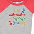 thumbnail image 4 of Inktastic Mommom and Poppop Love Me Boys or Girls Baby Bodysuit, 4 of 5