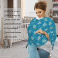 thumbnail image 4 of Haiem Sea Turtle Baby Nursing Cover & Nursing Poncho - Multi Use Cover for Baby Car Seat Canopy, Stroller Cover, 360°Full Privacy Breastfeeding Coverage, 4 of 9