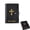 Black, variant on Catholic Faux Leather Holy Card Holder – Pocket Prayer Card Organizer with Snap Closure,Carrying Each Case Bag Religious Closet Essentials Lord God Almighty Hold to 40 Cards for Funeral