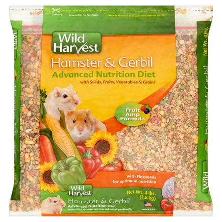 Wild Harvest Hamster and Gerbil Advanced Nutrition Diet, 4 (Best Dwarf Hamster Food)