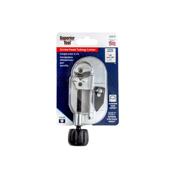 Superior Tool 1-1/8 in. Pipe Cutter Black/Silver