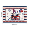 thumbnail image 3 of Dmlowu 4th of July Decorations Placemats 12x18" Insulation Table Mats Non Slip Stain Proof Memorial Day Decorations Outdoor Placemats for Dinner Party Table Hotel Home Decoration, 3 of 7