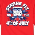 thumbnail image 3 of SpongeBob SquarePants - Fly on the 4th of July - Toddler And Youth Long Sleeve Graphic T-Shirt, 3 of 6