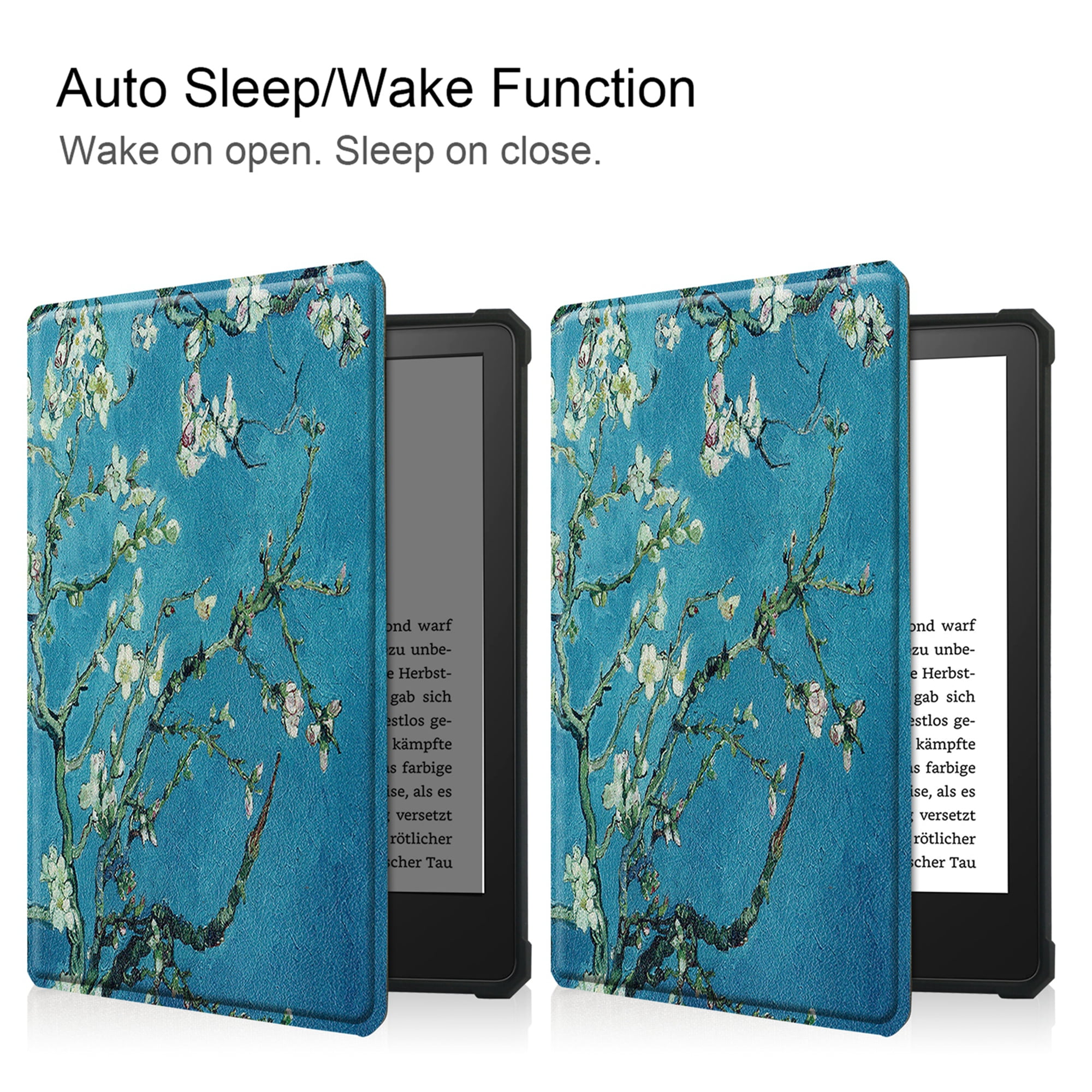 Coque Kindle Paperwhite 2021 6.8 Cuir Flip Etui Silicone TPU