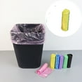 thumbnail image 4 of 5Rolls Multi-Use Small Trash Bags 4 Gallon, Small Garbage Bag Bathroom Mini Trash Bag Trash Can Liners Unscented Small Garbage Bags for Kitchens,Laundry Rooms,Offices Can(Yellow,4x2"), 4 of 5