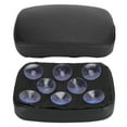 thumbnail image 4 of Artificial Leather Motorcycle Passenger Pad 8 Suction Cups Universal Riding Rear Seat Cushion, 4 of 10