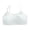 White, variant on Lumtrix Girls Training Bra Elastic Spaghetti Straps Padded Bras Solid Color Camisoles White One Size
