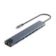 thumbnail image 4 of Convertidor de tipo C a HDTV, máquina de juegos de computadora para teléfono móvil multifunción 10 en 1, tarjeta de red de 100 m, concentrador USB-C, 4 of 6