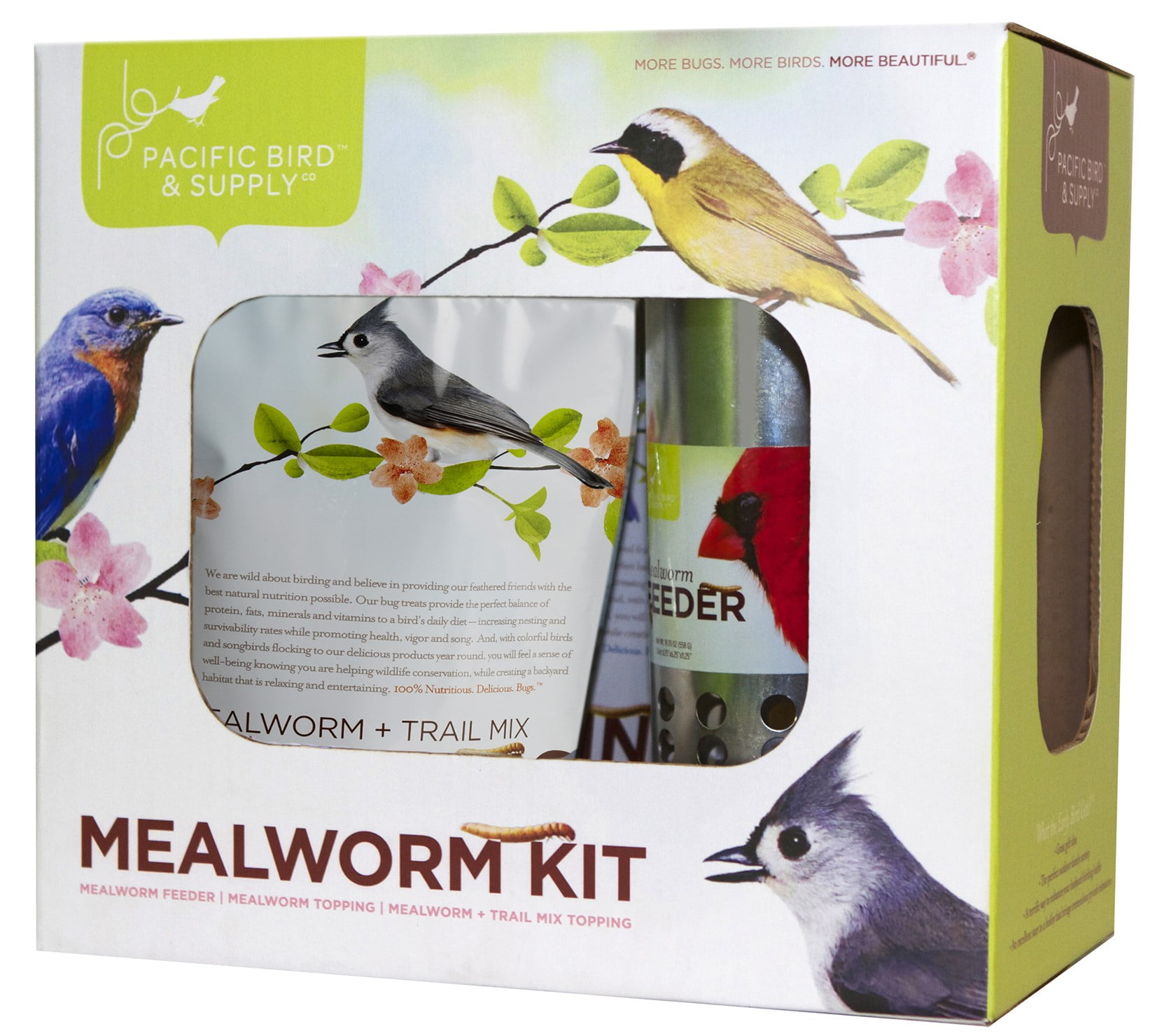 Pacific Bird & Supply Co Inc Pb-0066 Mealworm 3 Piece Kit - Walmart.com