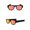 Orange 1style, variant on Folding Bracelet Sunglasses Polarized Resin Lenses UV400 Protection For Men Women Sports Fashion Riding Unisex