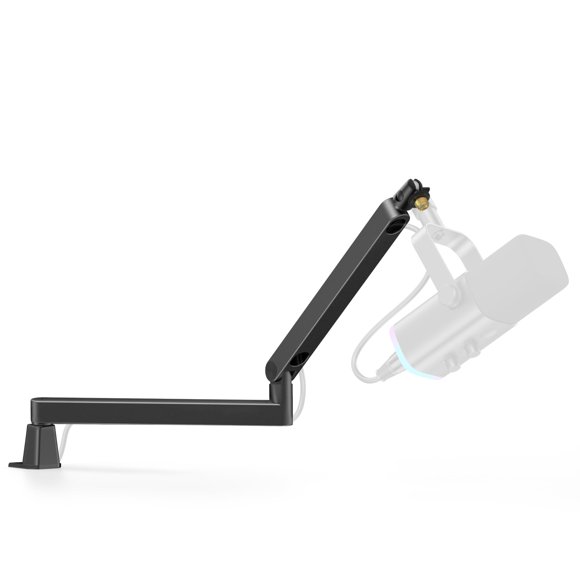 InnoGear Bras de Perche de Microphone Amélioré 2026, Support de Micro Profil Bas avec Gestion Magnétique des Câbles, Support de Bureau Rotatif à 360° pour Fifine