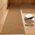 thumbnail image 5 of MIDUORUG Light Brown Runner Rug 2'×10' Non Slip Rubber Back Area Rugs for Indoor Outdoor Hallway Kitchen, 5 of 7